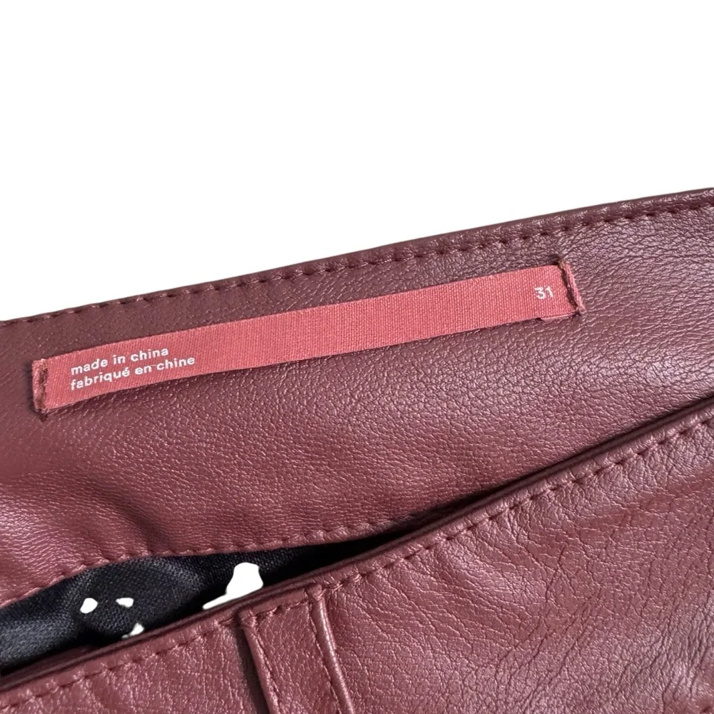 Anthropologie The Ya-Ya Vegan Leather Pant - Picture 9 of 14